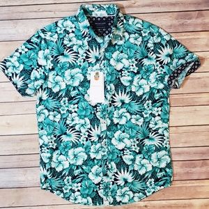 Denim & Flower Men’s Slim Fit Small Hawaiian Style